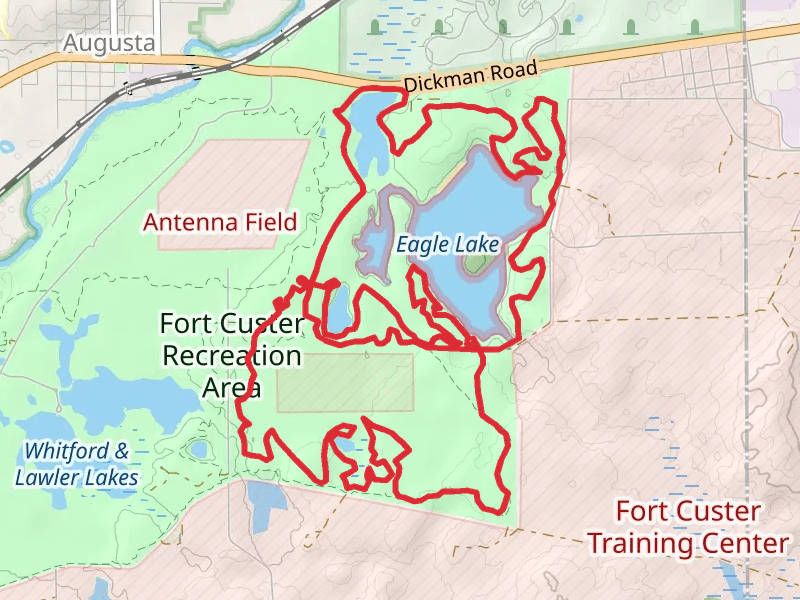 Eagle Lake via Yellow, Green Trail
