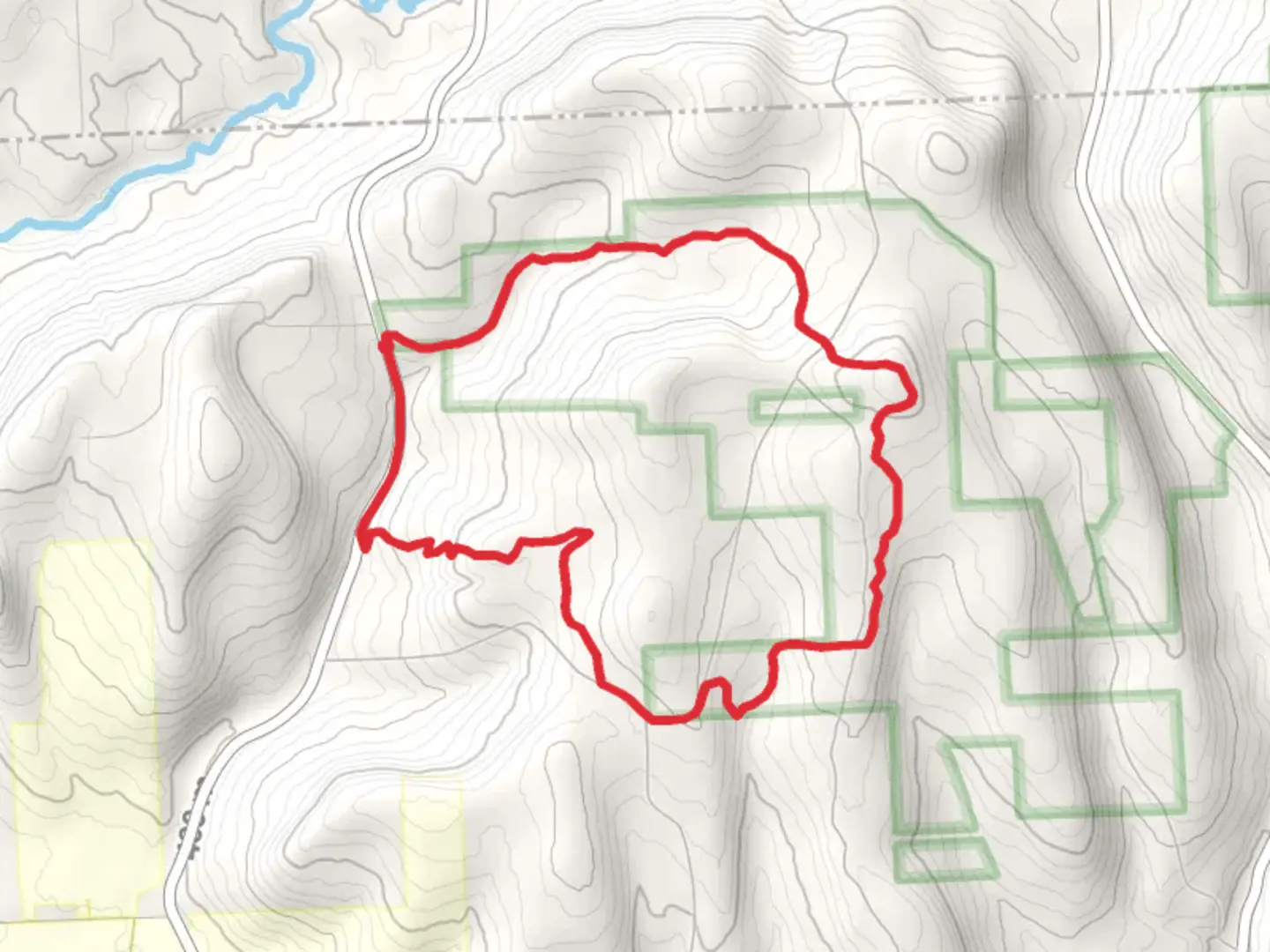 An image depicting the trail Spanish Loop and NCT and its surrounding area.