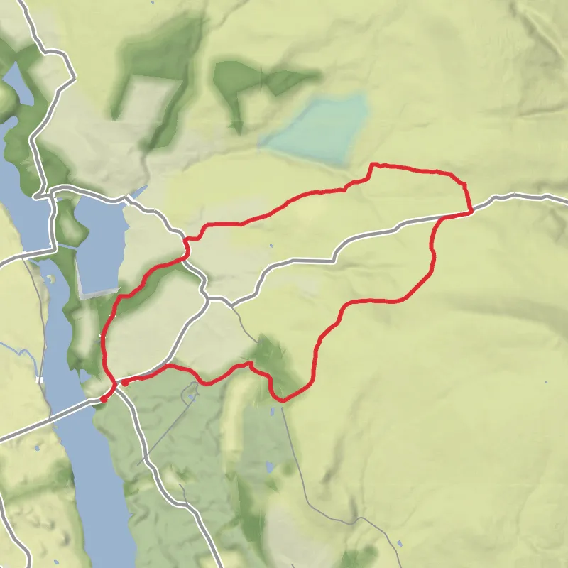 Hike on Hike from Rivington via Noon Hill mobile static map