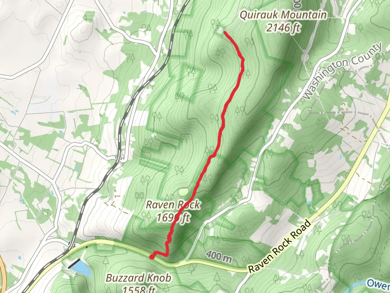 Raven Rock to High Rock via Appalachian National Scenic Trail