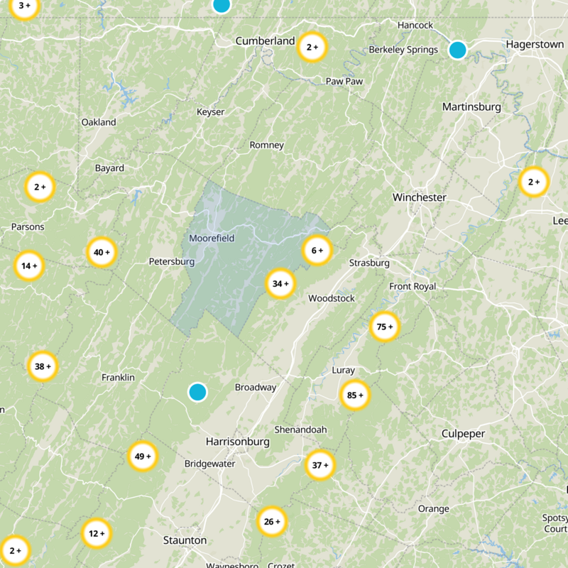 Hardy County Static Map