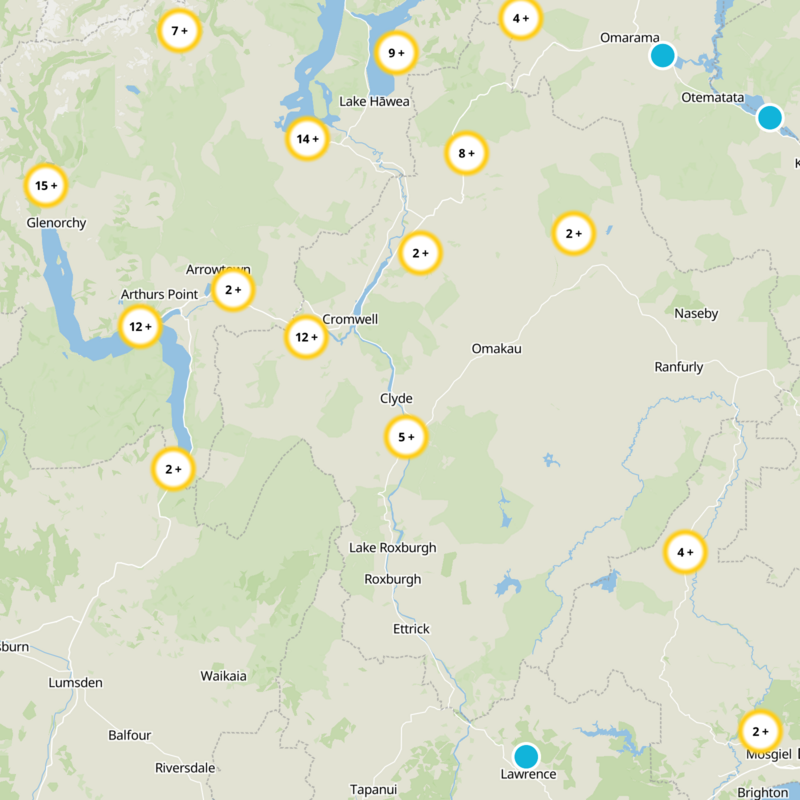 Central Otago Static Map