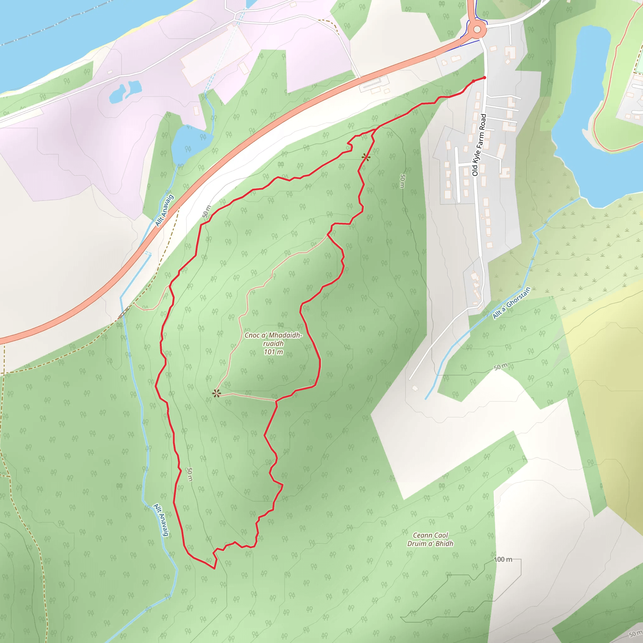 Anavig Loop Trail - Kyleakin mobile static map
