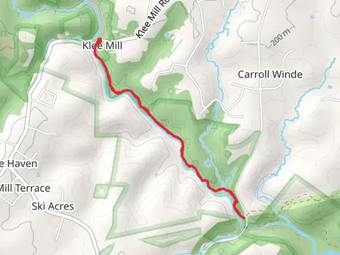 Liberty Reservoir Survivor Expedition along Morgan Run