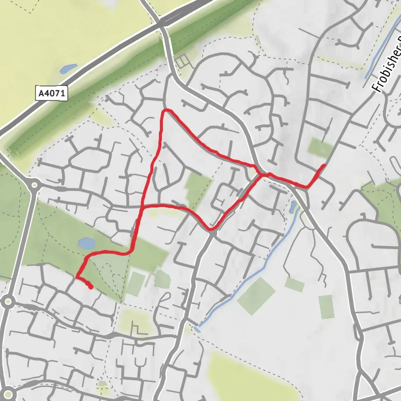 Rugby Walking mobile static map