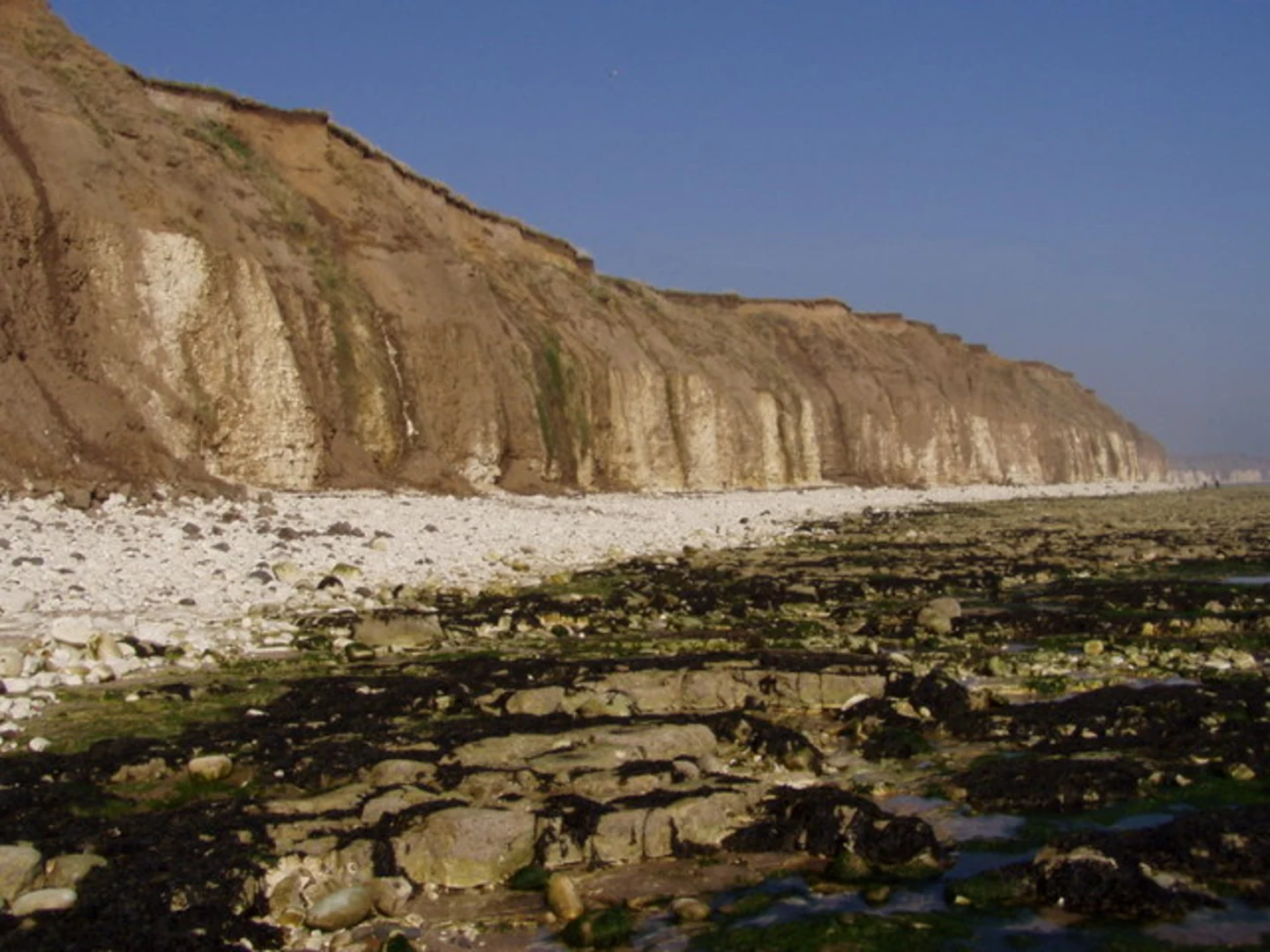 An image depicting the trail Dykes End via Headland Way and its surrounding area.