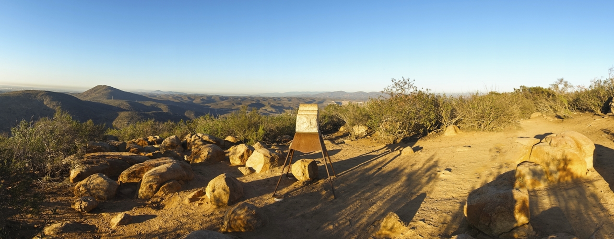 An image depicting the trail Kwaay Paay Peak Trail and its surrounding area.