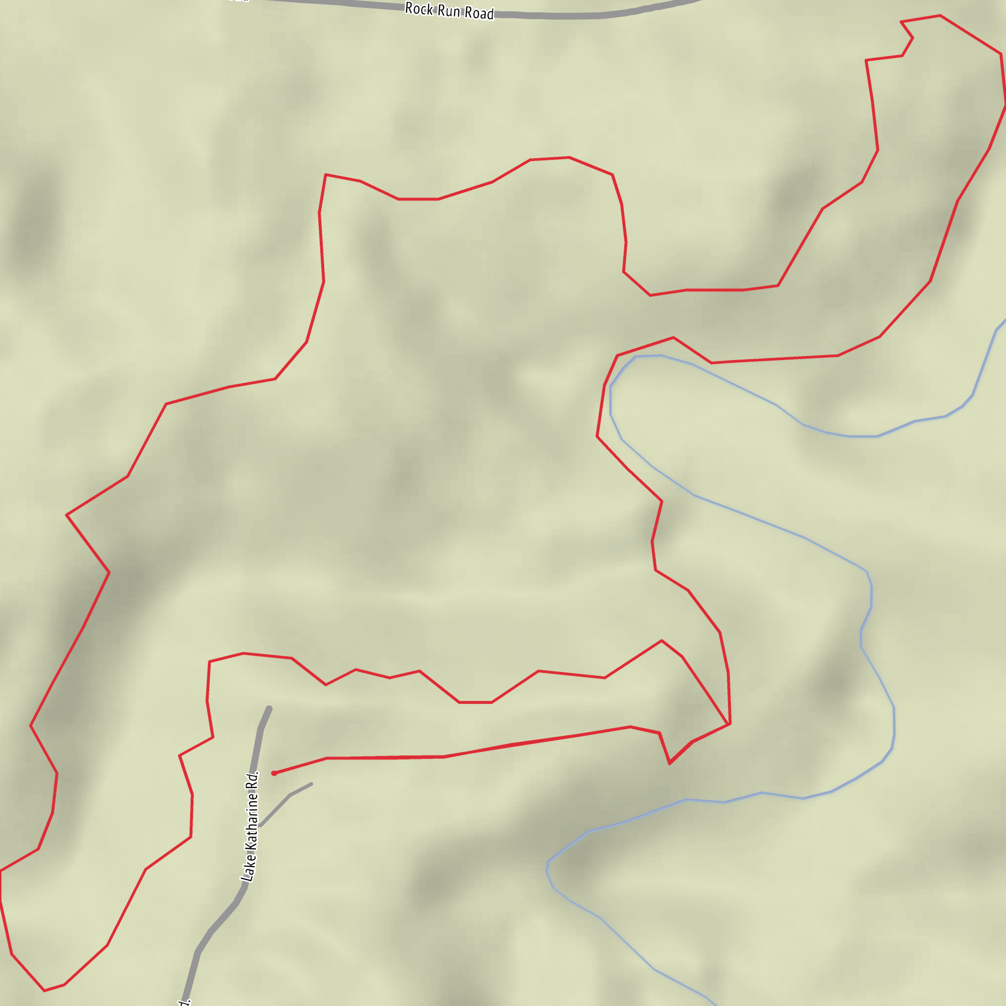 Rock Run Falls via Calico Bush Trail and Pine Ridge Trail mobile static map