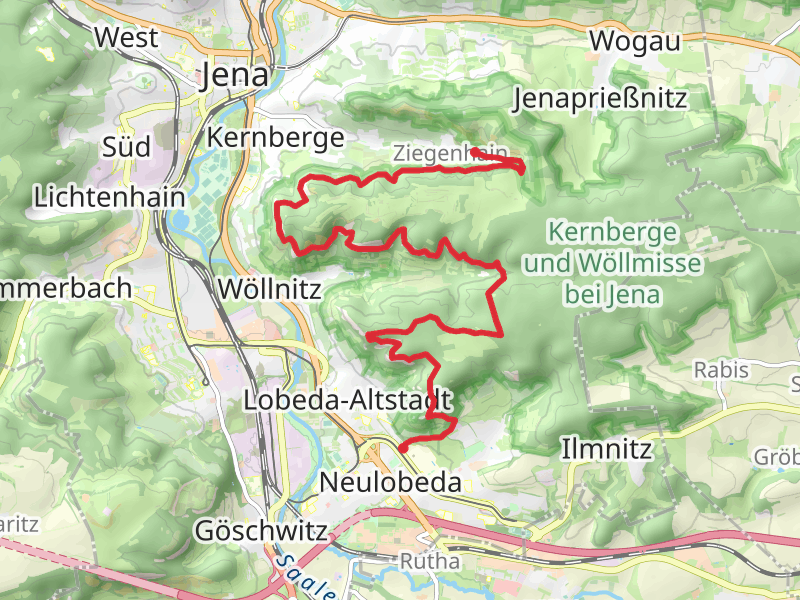 Lobeda to Ziegenhain Walk