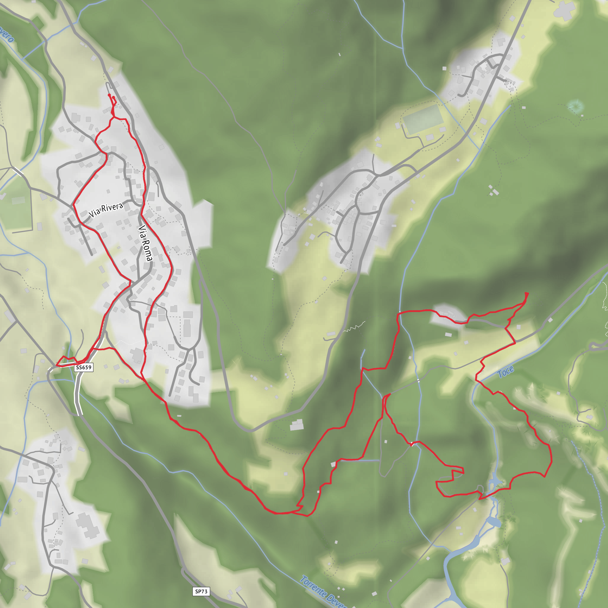 Orridi di Uriezzo - Partenza dal Parcheggio della Prea mobile static map