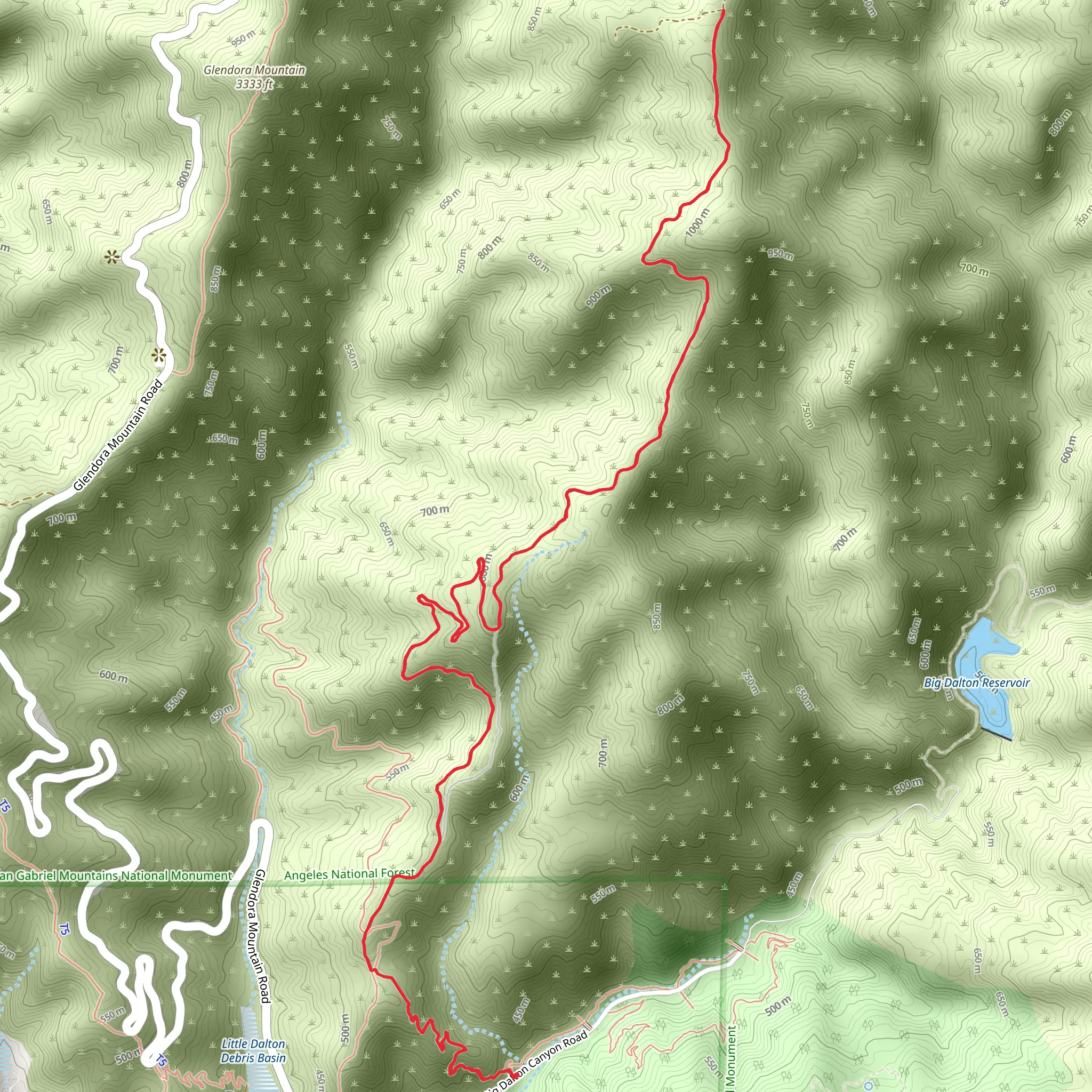 Lower Monroe Trail mobile static map