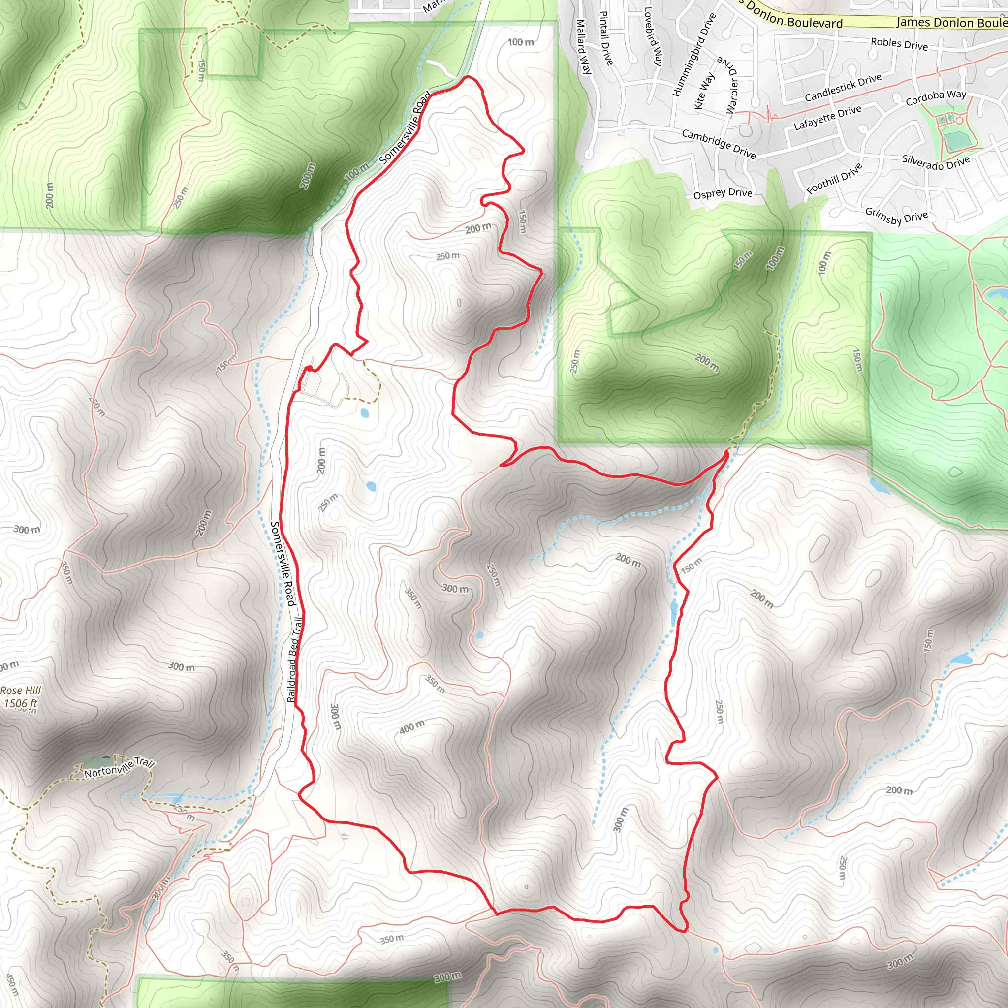 Stewartville Trail and Lark Loop Trail mobile static map