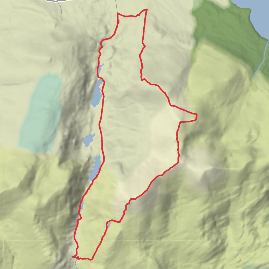Purple Mountain mobile static map