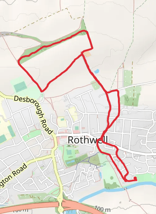 Rothwell mobile static map