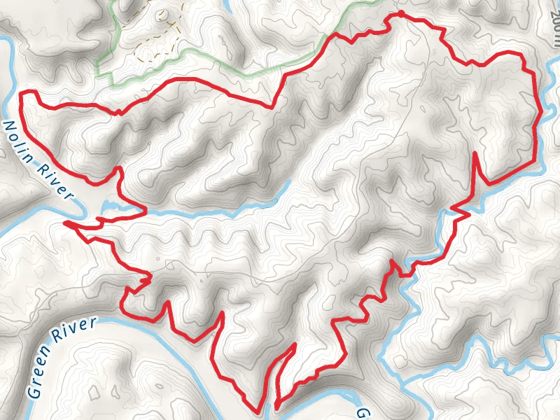 First Creek Trail, McCoy Hollow Trail and Wet Prong Trail Loop