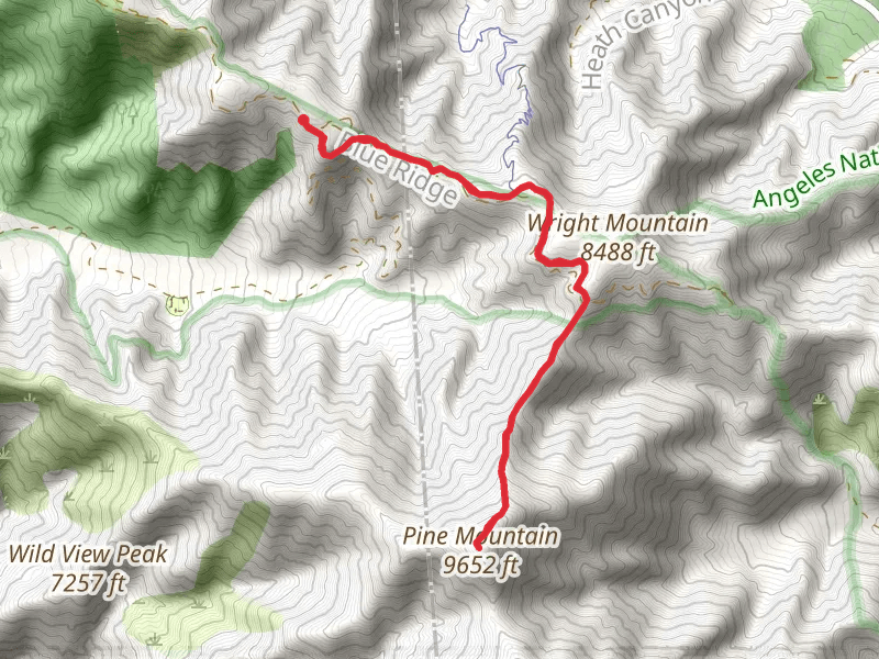 Pine Mountain via Pacific Crest Trail