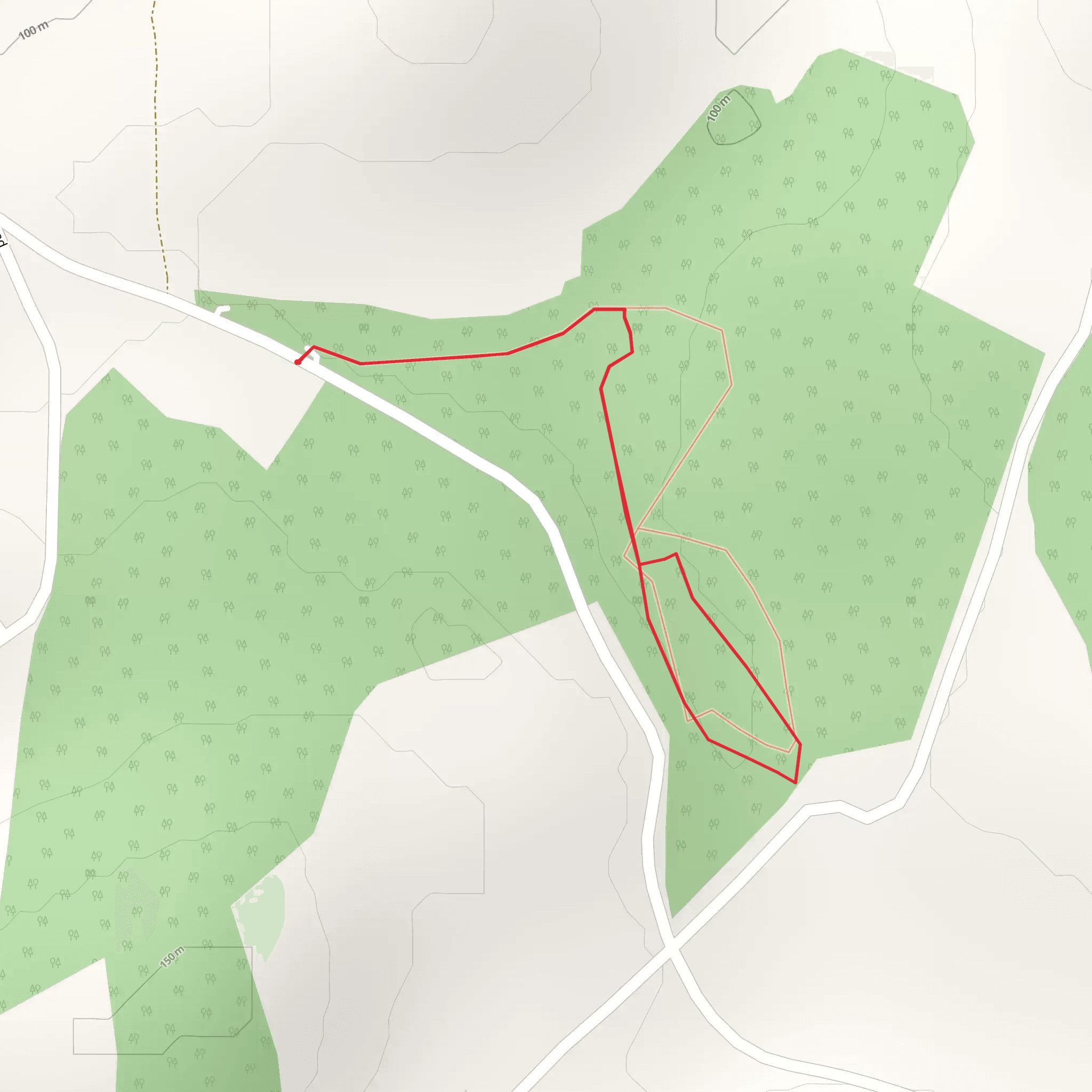 Fardross Forest River Trail mobile static map
