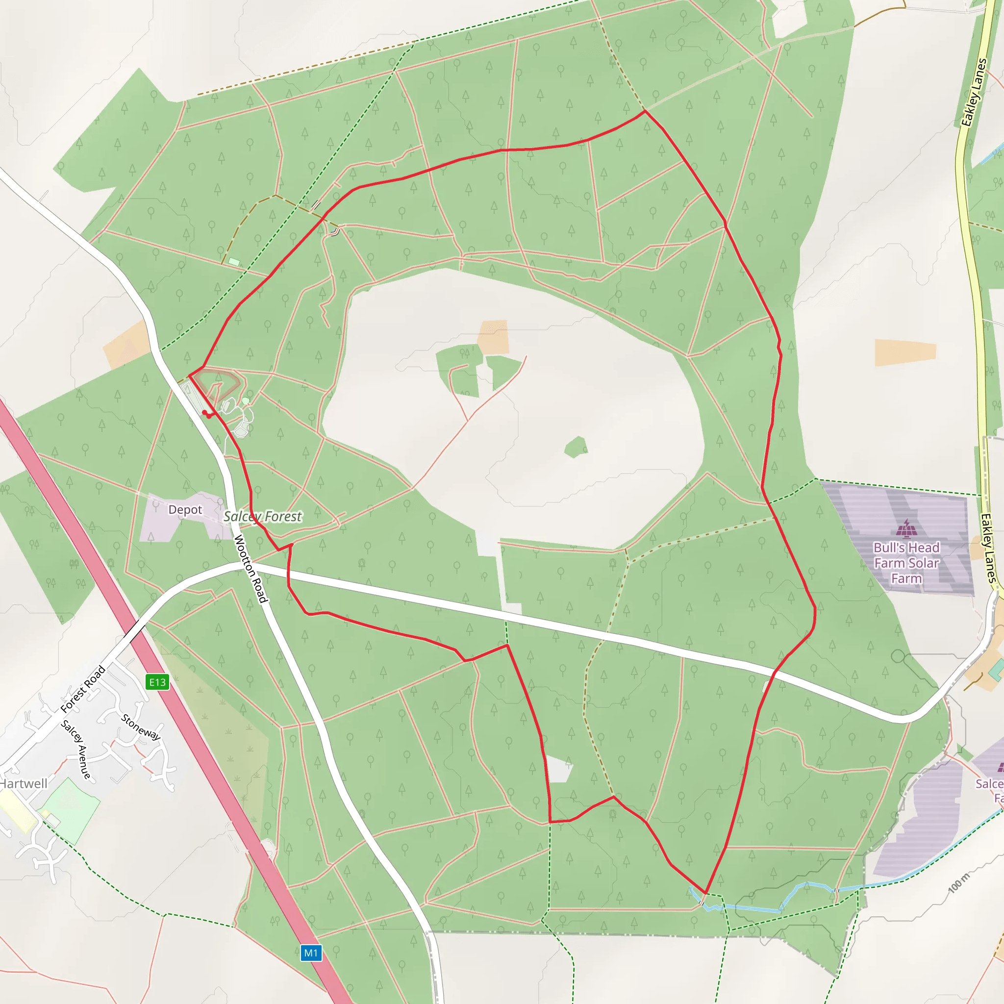 Salcey Forest mobile static map
