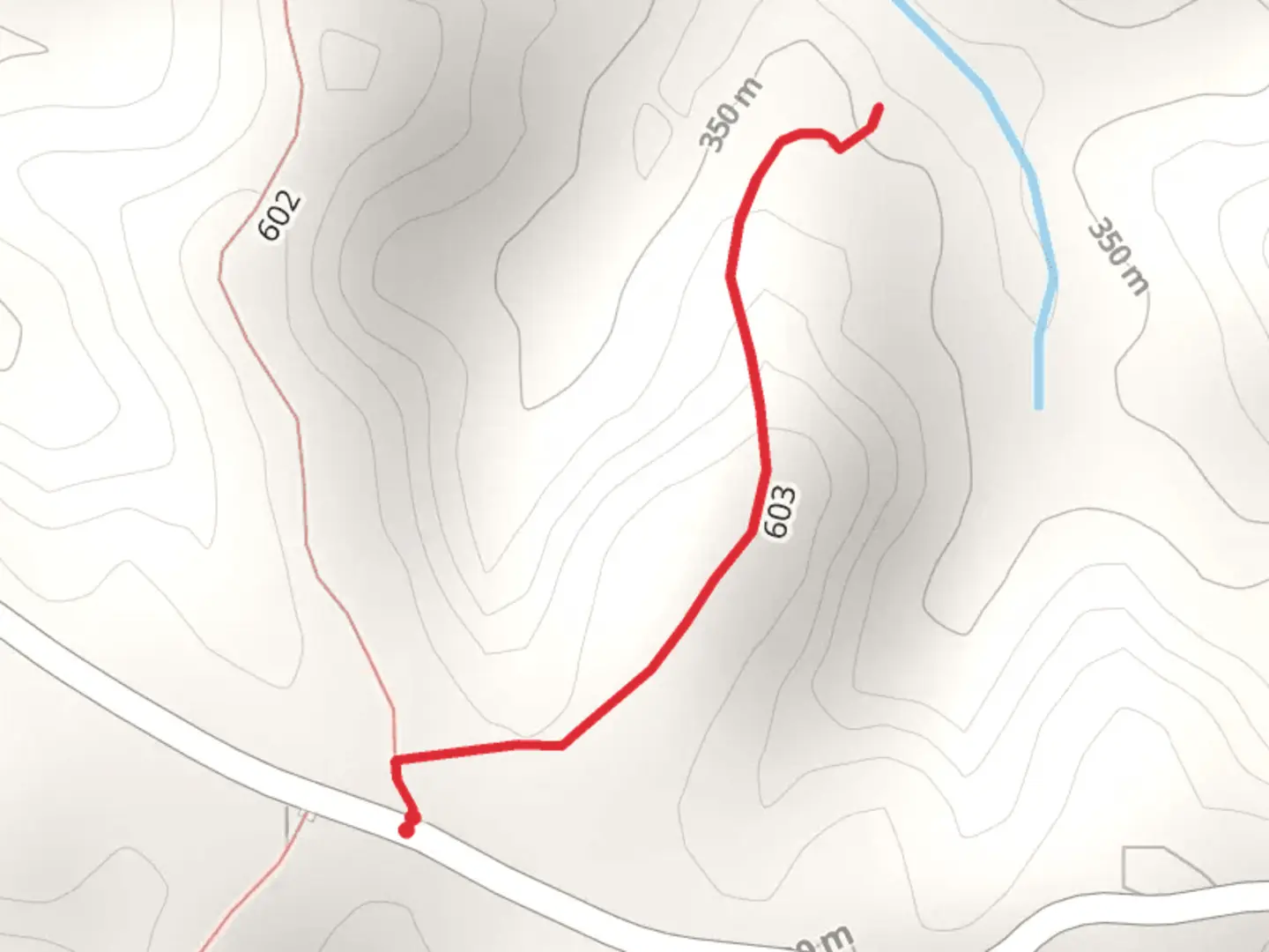 An image depicting the trail Yahoo Creek Walk and its surrounding area.