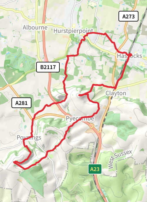 Hike on 08-03-2025 05:47 PM mobile static map