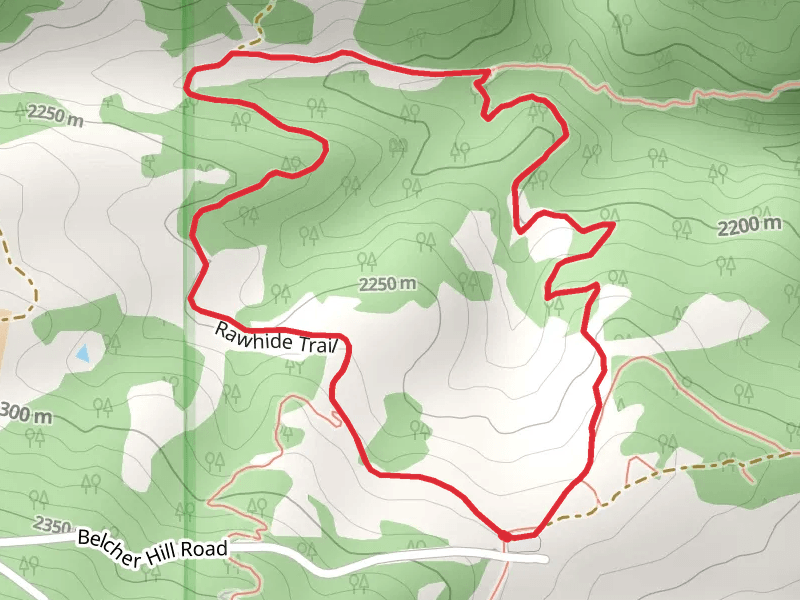 Wrangler's Run and Rawhide Trail Loop