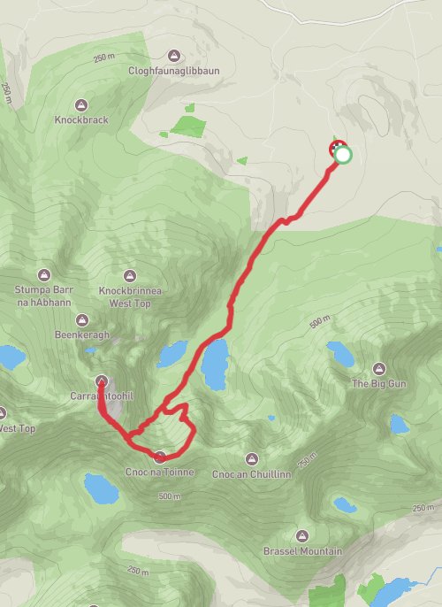 County Kerry Walking mobile static map
