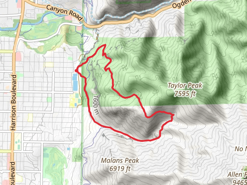 Hidden Valley Trail and Taylor Canyon Trail