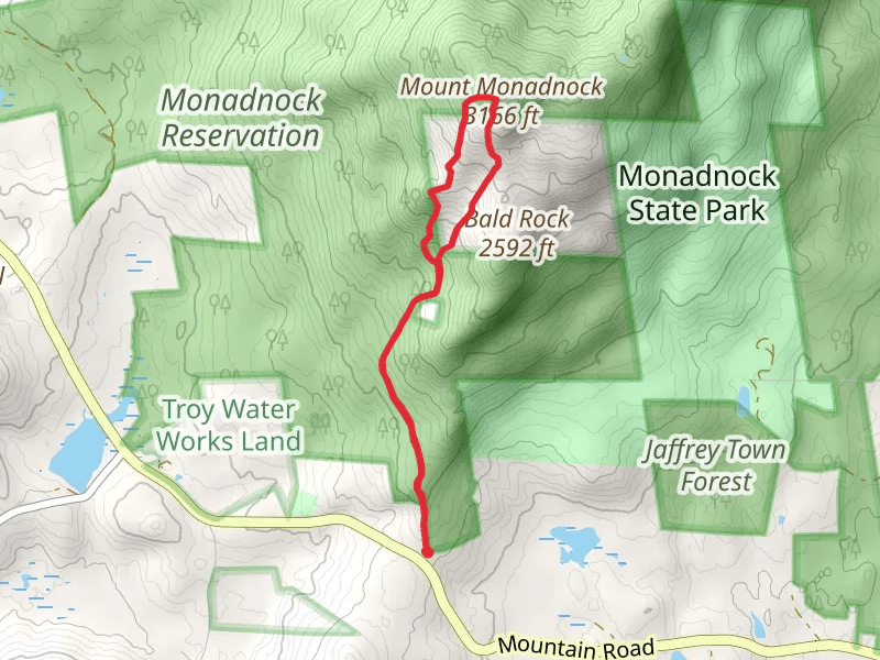 Mount Monadnock Old Halfway House Trail
