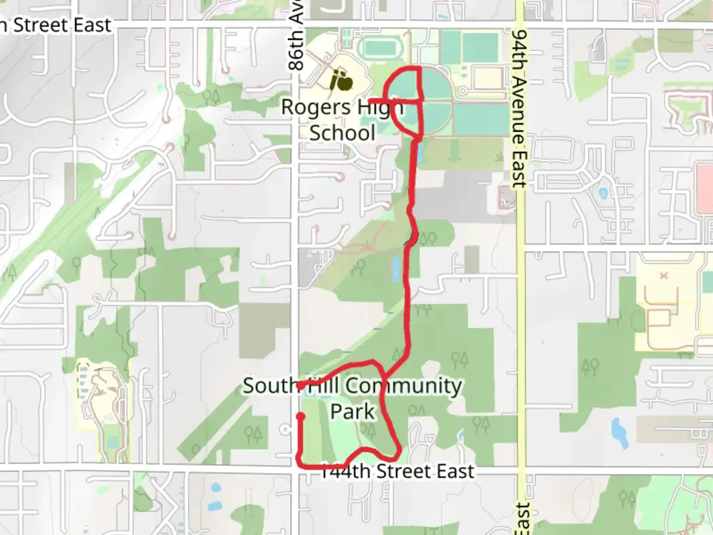 An image depicting the trail Nathan Chapman Memorial Trail and its surrounding area.