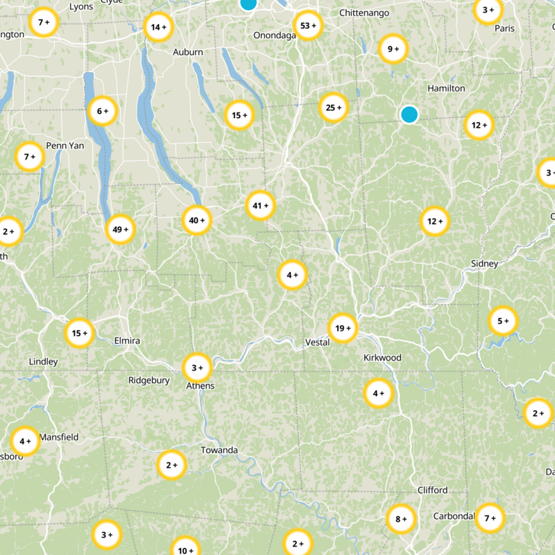 Tioga County Static Map