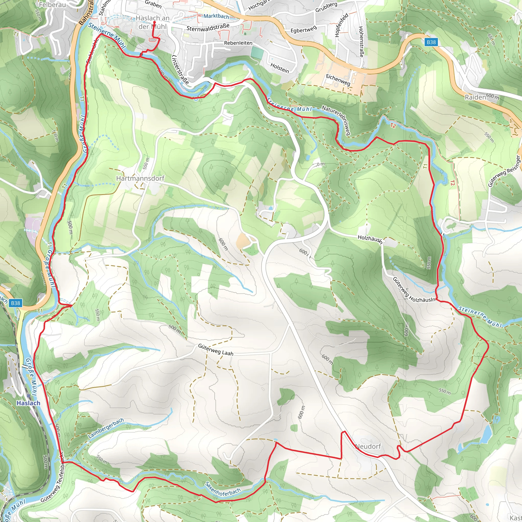 Michlweg Loop mobile static map