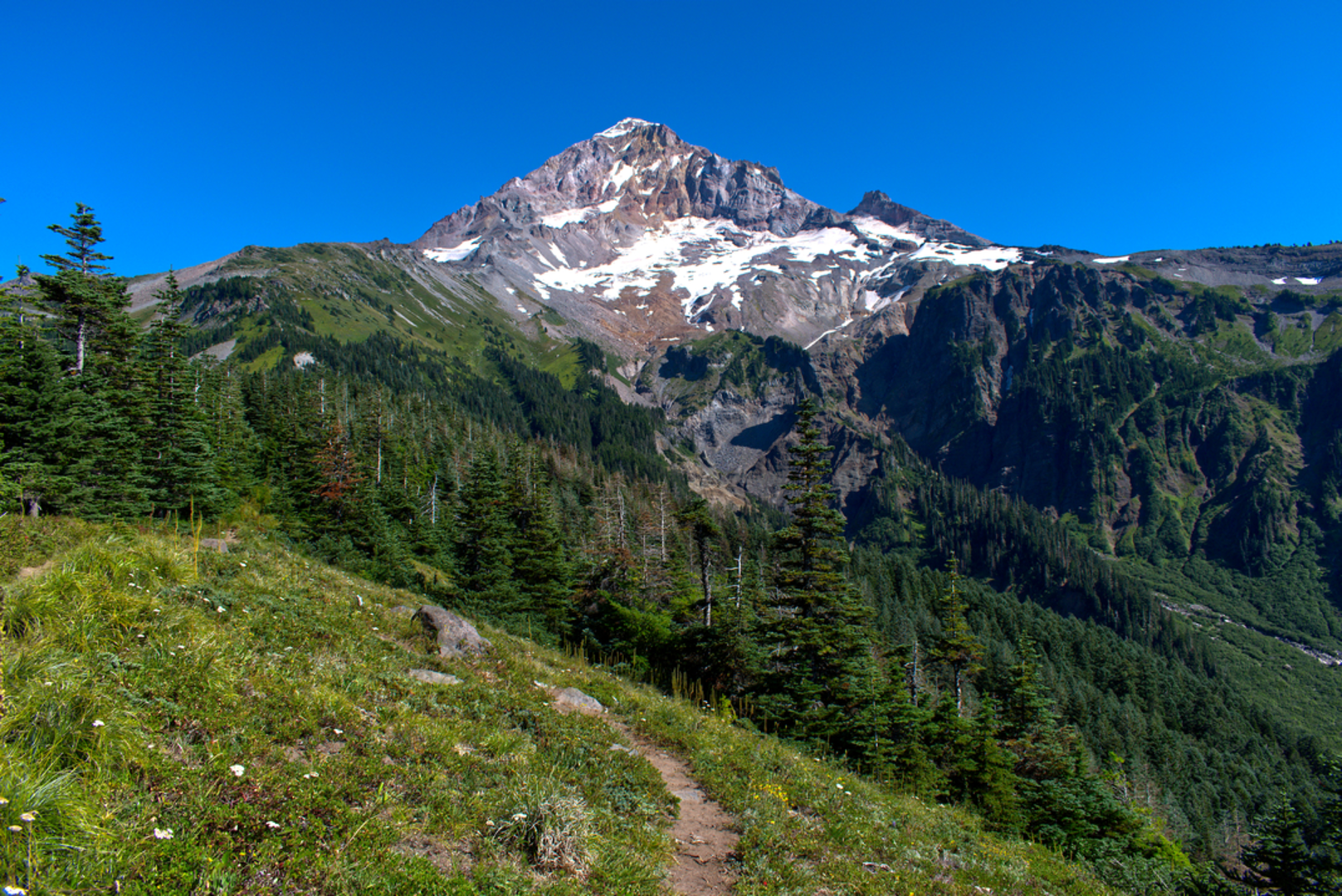 An image depicting the trail Mountaineer Trail and its surrounding area.