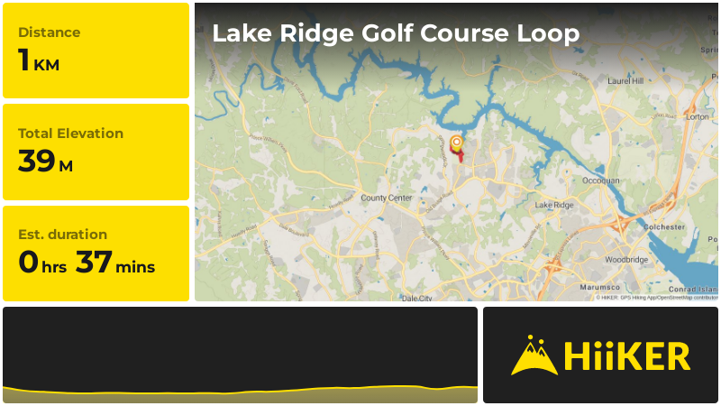 Lake Ridge Golf Course Loop | Prince William County | Virginia