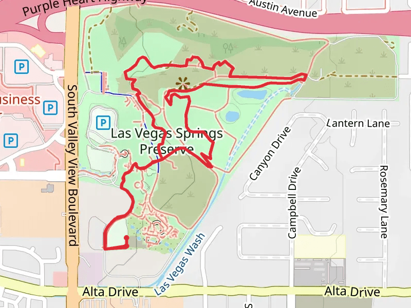 Las Vegas Springs Preserve Loop
