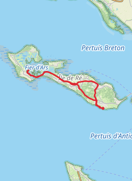 Sainte-Marie-de-Ré Cycling mobile static map