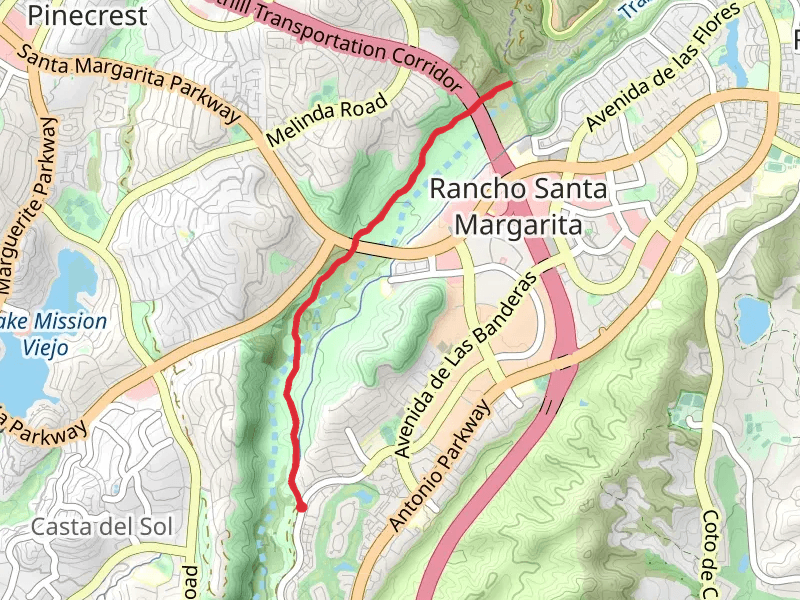 Trabuco Creek and Arroyo Trabuco Trail