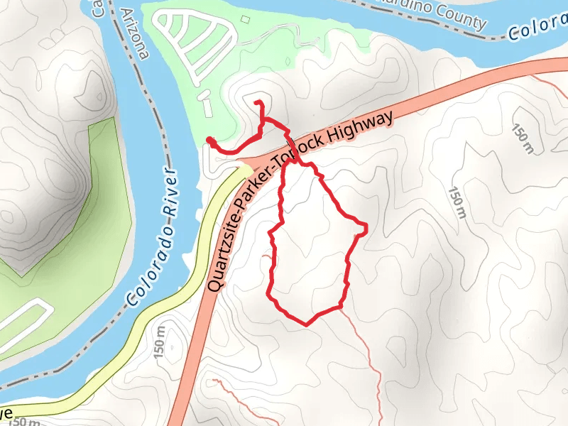 Buckskin Mountain State Park Loop