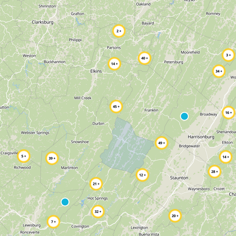 Highland County Static Map