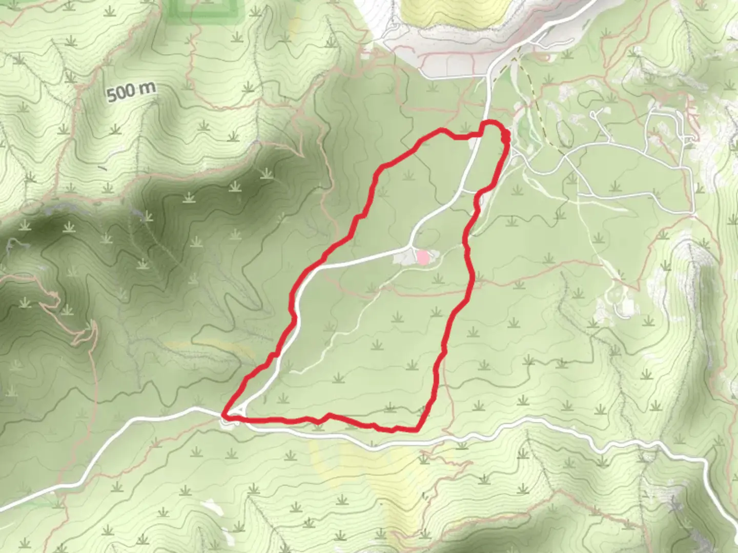 An image depicting the trail Max Delta, Bajada and Ranger Loop Trail and its surrounding area.
