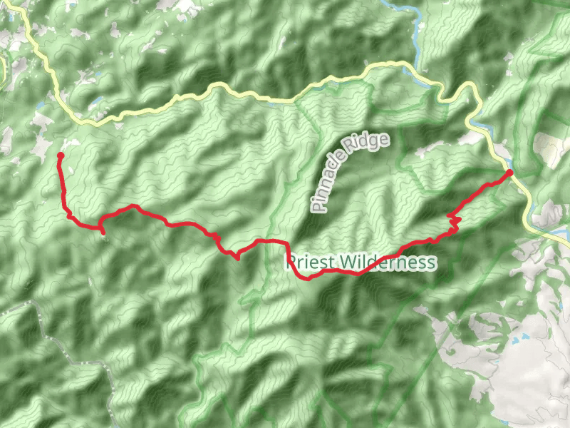 Appalachian Trail from Spy Rock Road