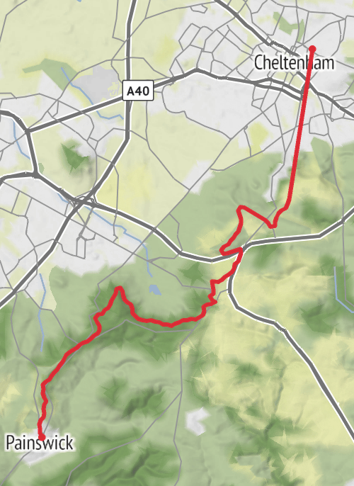 Weiter wandern Cotswold Way 11-Day Moderate Tour (Hillwalk Tours) mobile static map