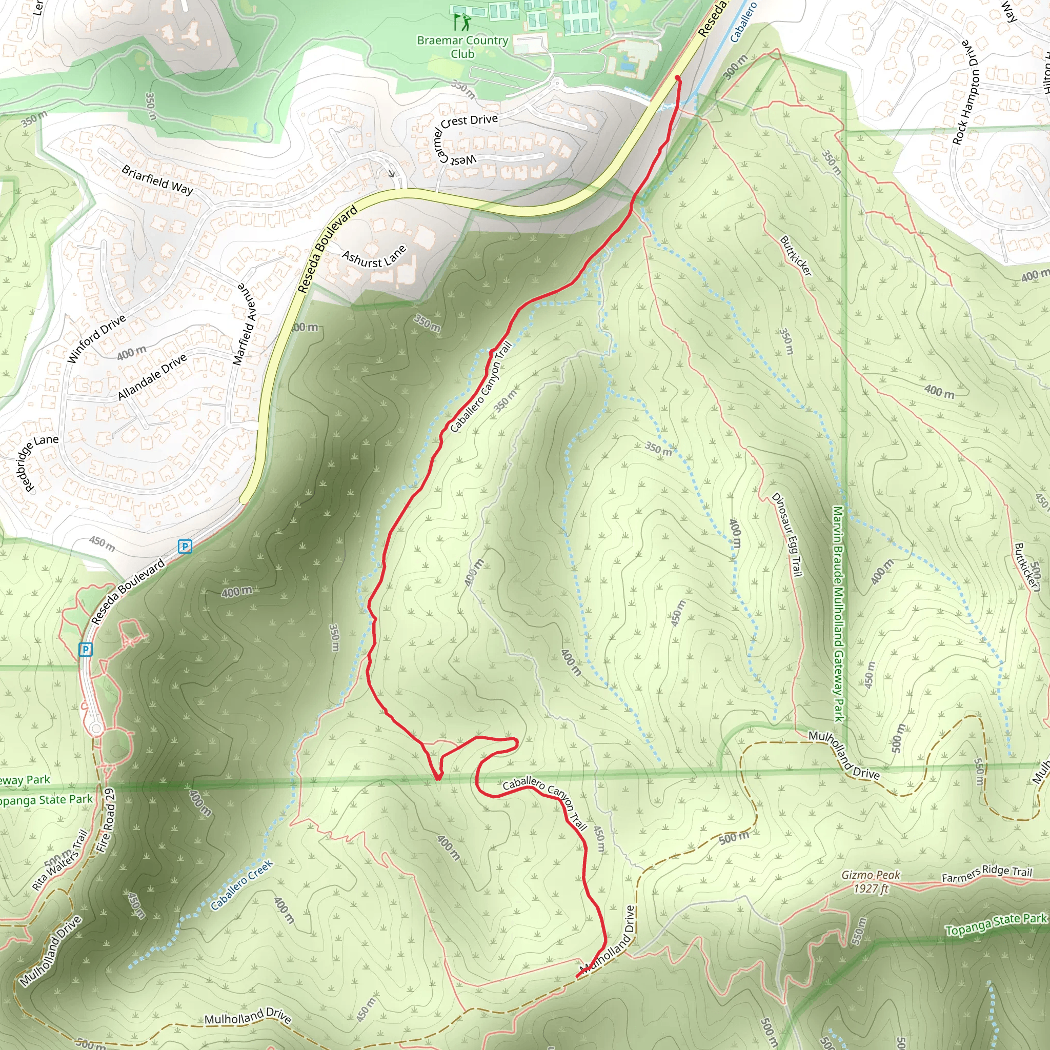 Winford Drive mobile static map