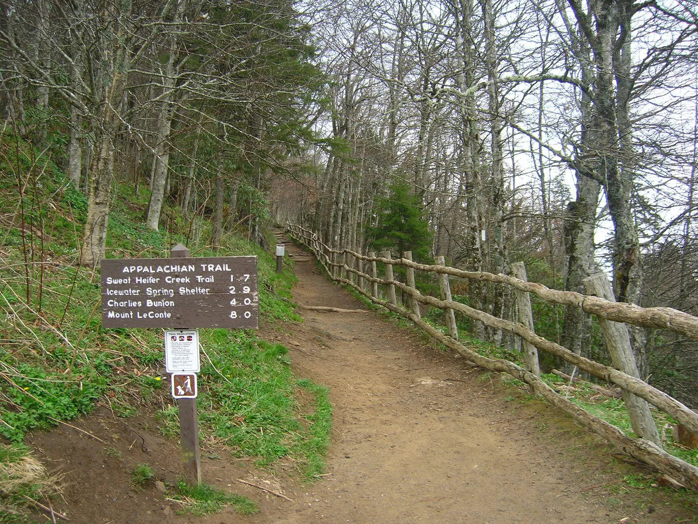 An image depicting the trail Smith Gap View via Appalachian Trail and its surrounding area.