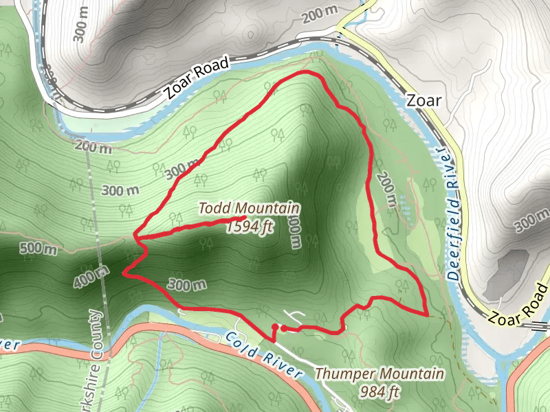 Todd Mountain via Mahican-Mohawk Trail M-M Loop