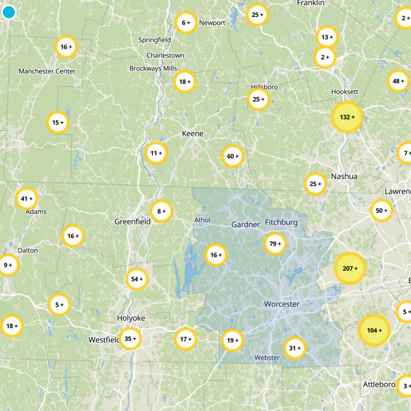 Worcester County Static Map