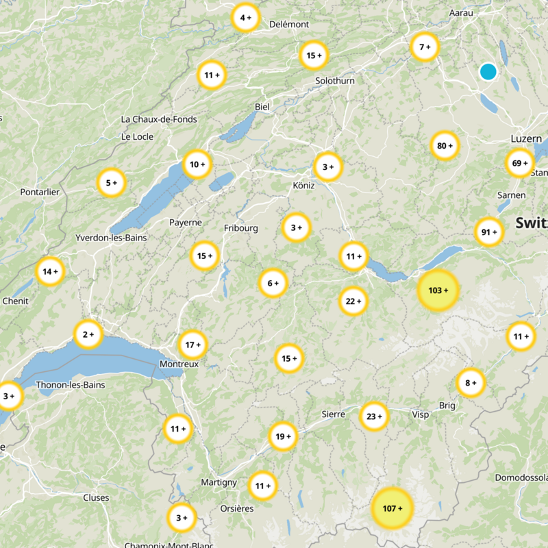 Sensebezirk Static Map