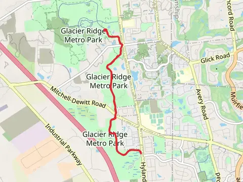 Glacier Ridge Metro Park via Ironweed Trail