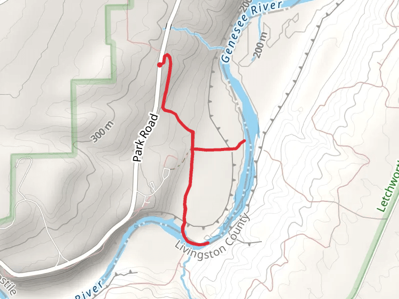 Genesee River via St Helena Trail