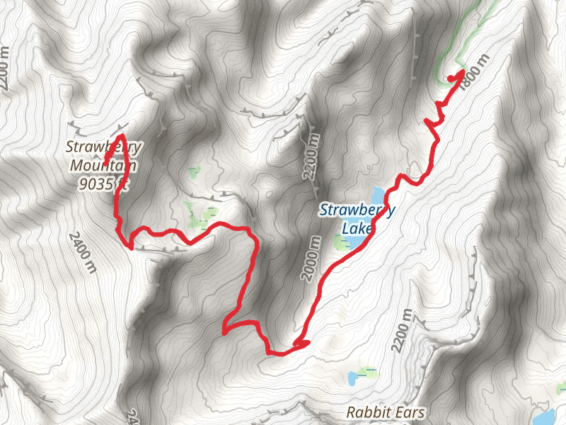 Strawberry Lake and Mountain Trail