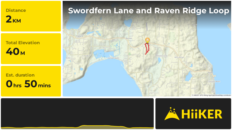 Swordfern Lane and Raven Ridge Loop | Island County | Washington